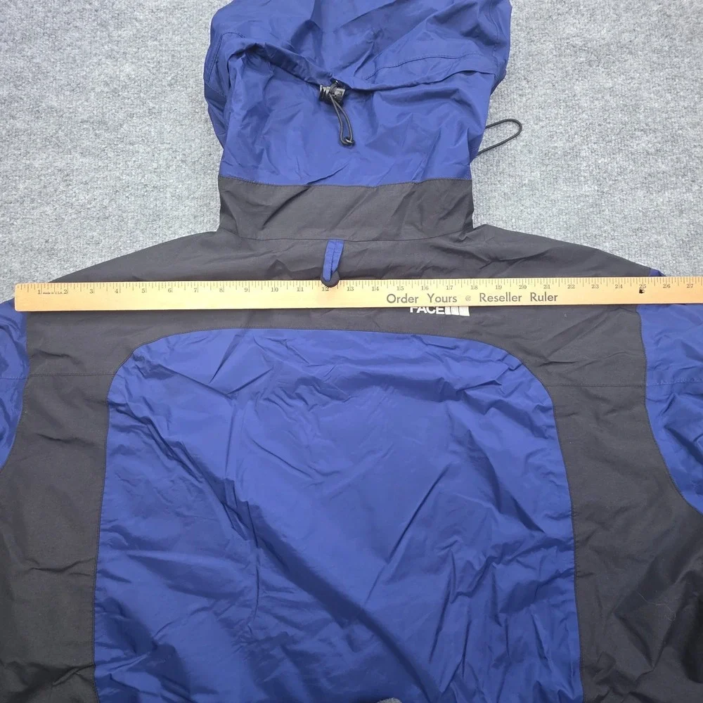 The North Face Gore-Tex Hooded Jacket Men's XXL Blue Black Waterproof Shell